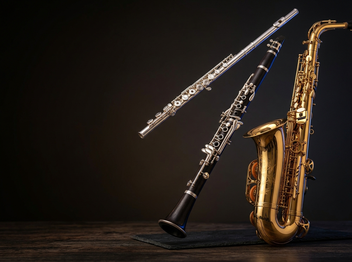 Holzbläser – Saxofon, Klarinette & Querflöte